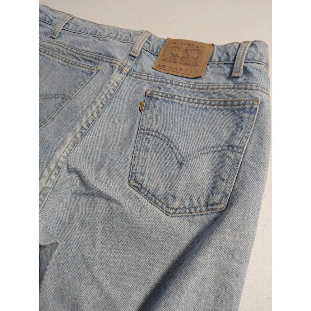 Levi's 501 40505-0234 Men's Jeans light wash Made in Mexico 36x32